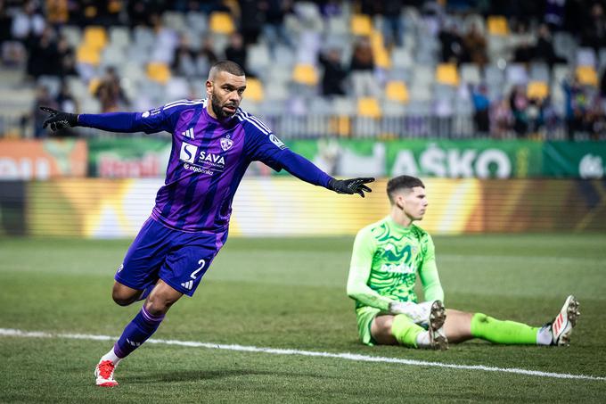 Hilal Soudani je zaznamoval prvi nastop Maribora v letu 2025. | Foto: Jure Banfi