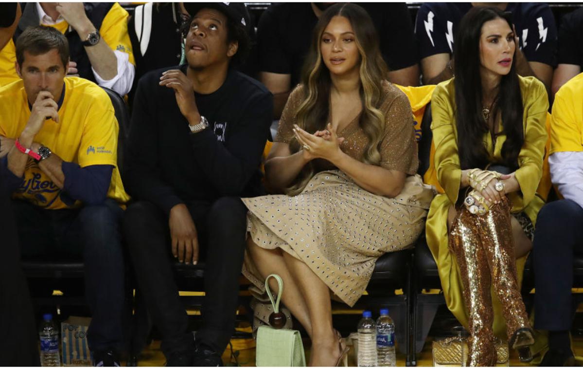 Beyonce | Beyonce in Nicole na tekmi Golden State Warriors proti Toronto Raptors. | Foto Getty Images
