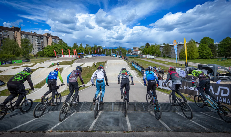 Pogled na ljubljansko progo BMX Race. Ta je najboljša kar jih imamo v Sloveniji, a infrastrukturno ni na ravni modernih objektov v tujini. | Foto: KD Rajd