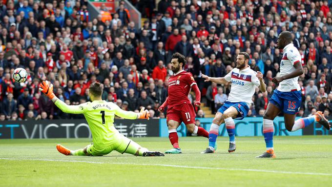 Mohamed Salah ni zatresel mreže Stoke Cityja. | Foto: Reuters