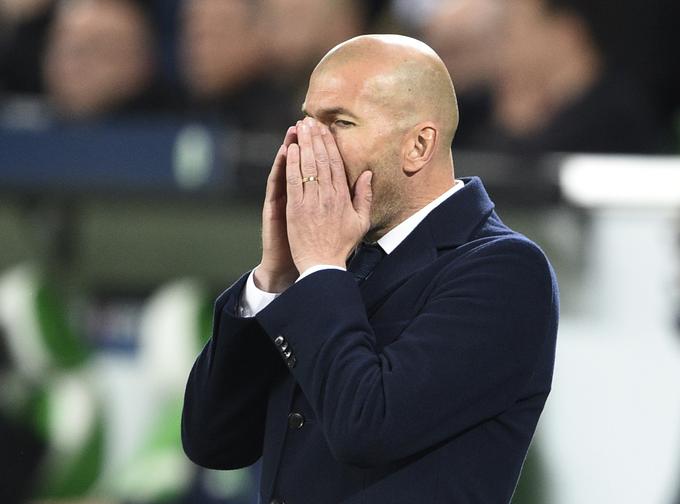 Zinedine Zidane je izgubil na prvi evropski tekmi z Realom kot samostojni trener. | Foto: 