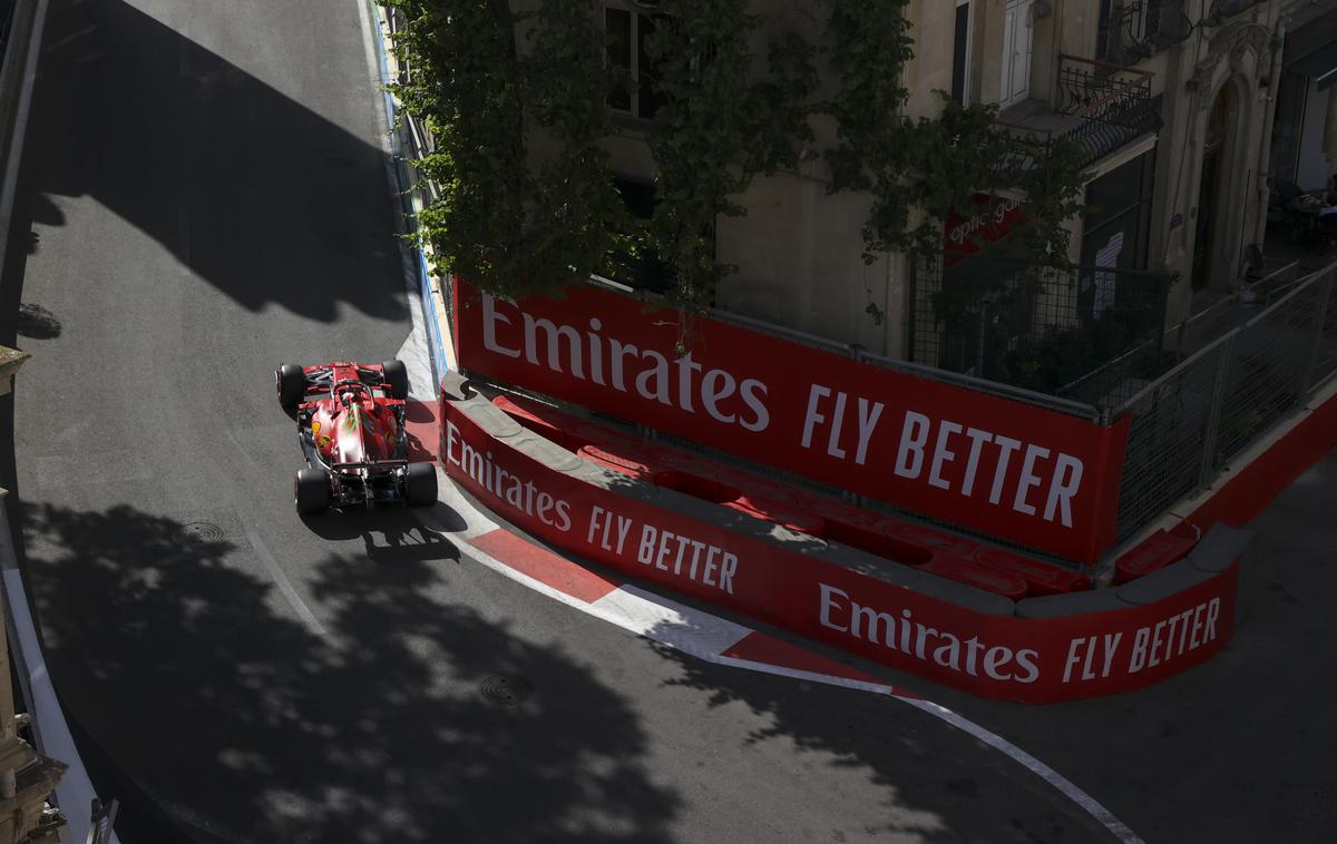 Charles Leclerc - Baku | Charles Leclerc se je najbolje znašel na ulični stezi v Bakuju v kvalifikacijah za nedeljsko dirko za VN Azerbajdžana. | Foto Guliverimage