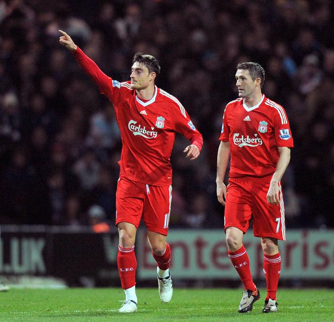 Albert Riera in Robbie Keane sta bila soigralca pri Liverpoolu. Po tekmi v Tel Avivu se je bolj smejalo Ircu. | Foto: Guliverimage