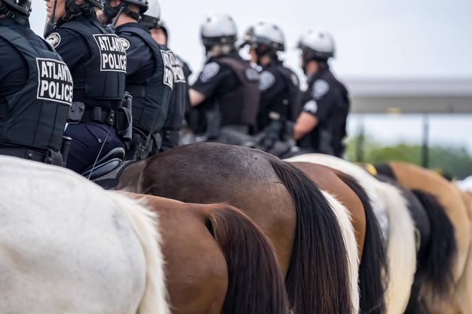 Atlanta, policija | Varnost v Atlanti pred polfinalom Anglije in Argentine je poostrena. | Foto Guliverimage