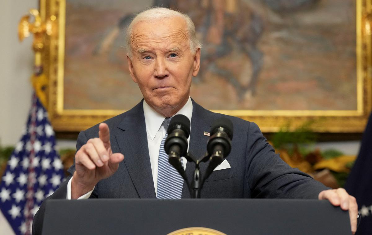 Joe Biden, ameriški predsednik | Poslovilni govor ameriškega predsednika je tradicija, ki sega v čas Georgea Washingtona.  | Foto Reuters