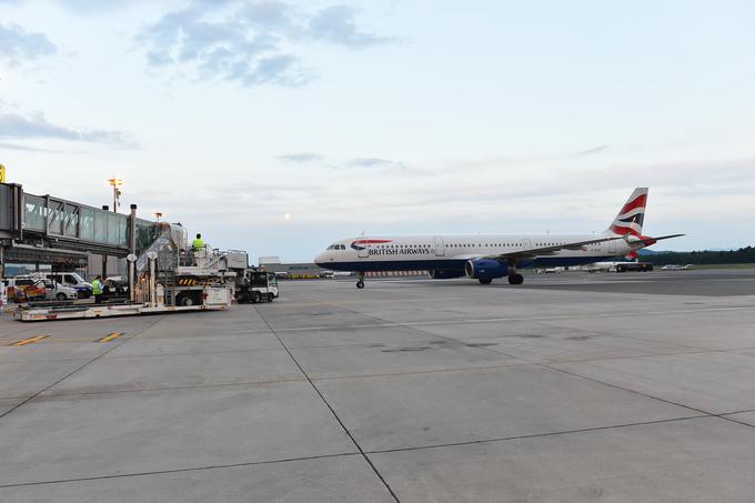 British Airways bo med Londonom in Slovenijo letel dvakrat tedensko. | Foto: Peter Irman/Ljubljana Airport