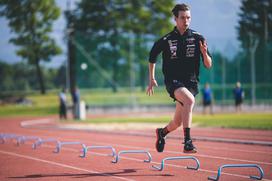 trening Kranj smučarski skakalci Žiga Jelar