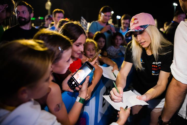 Garnbret bo 5. in 6. septembra nastopila na tekmi v težavnostnem plezanju v Kopru.  | Foto: Grega Valančič