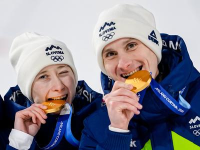 Denarne nagrade za olimpijske medalje: koliko dobijo slovenski junaki in trenerji