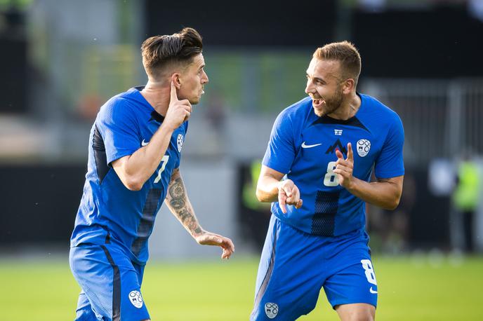 slovenska nogometna reprezentanca, Slovenija : Bosna in Hercegovina, Benjamin Verbič, Sandi Lovrić | Benjamin Verbič je Slovenijo popeljal v vodstvo. | Foto Jure Banfi