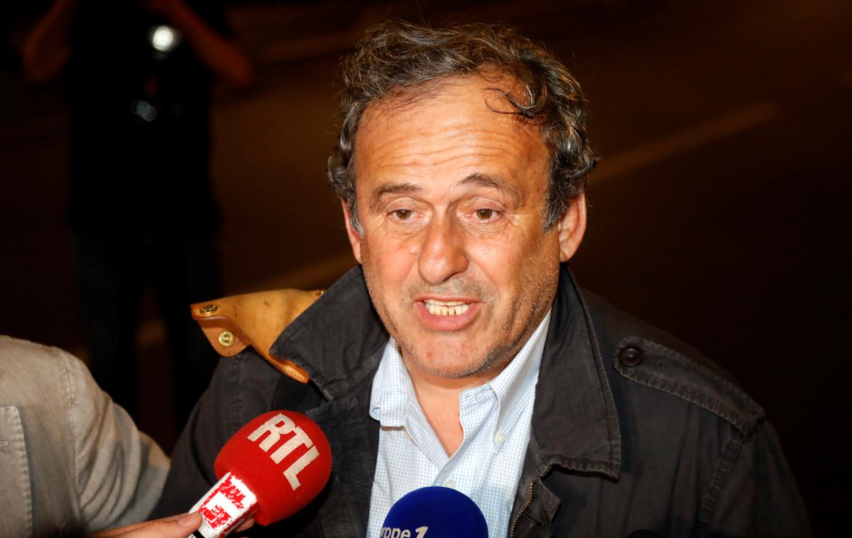 Michel Platini | Michela Platinija so zasliševali več ur in ga ponoči spustili na prostost. | Foto Reuters