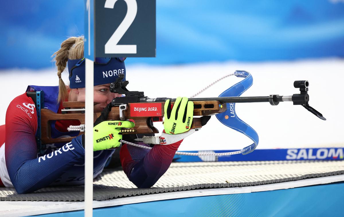 Marte Olsbu Roeiseland | Marte Olsbu Roeiseland je olimpijska prvakinja v sprintu. | Foto Guliverimage