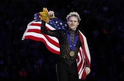 Ilia Malinin po razočaranju na OI zdaj zlat na SP, Francoza najboljša v plesnih parih