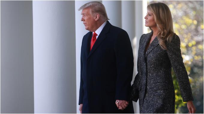 Trump naj bi neuradno že zavrnil možnost, da bi skupaj s svojo ženo v Beli hiši 20. januarja zaželel dobrodošlico novoizvoljenemu ameriškemu predsedniku Joeju Bidnu. | Foto: Reuters