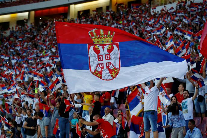 Srbija Navijači | Srbija je ena izmed 16 udeležencev dodatnih kvalifikacij za Euro 2020. V polfinalu se bo 26. marca 2020 pomerila z Norveško. | Foto Reuters