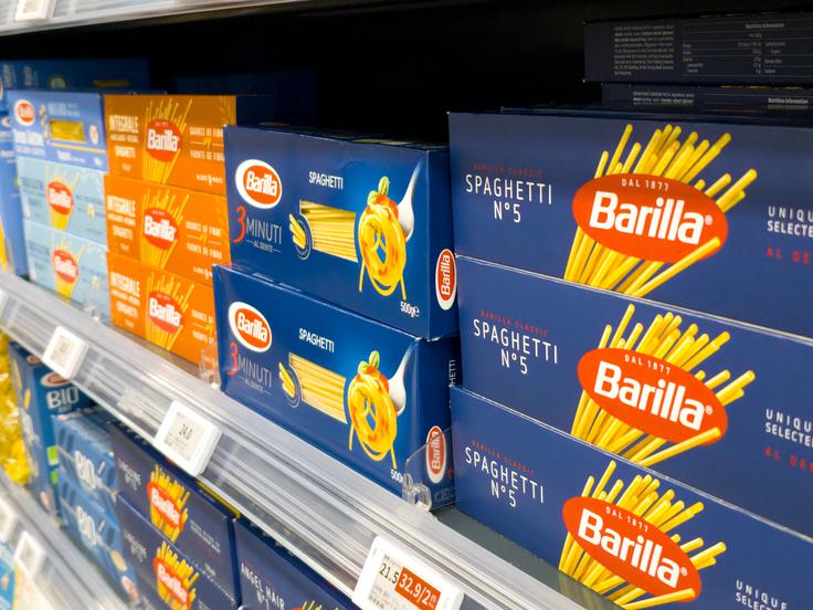 Testenine Barilla je mogoče najti tudi na policah trgovin v Sloveniji.  | Foto: Shutterstock