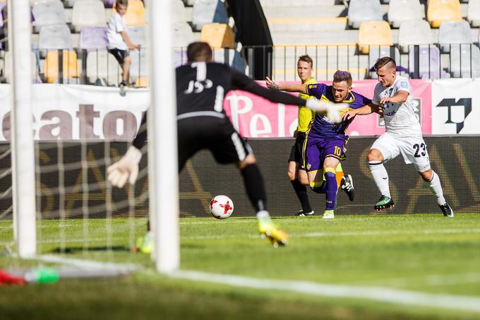 Maribor je slavil z golom Dina Hotića. | Foto: Grega Valančič/Sportida