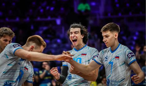 Slovenski odbojkarji znova navdušili v Braziliji, zmagoviti niz se nadaljuje!