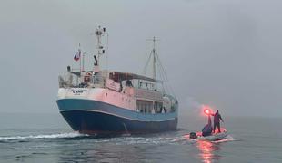 Znamenita ladja Laho prispela v Pulj, kjer čaka na uničenje