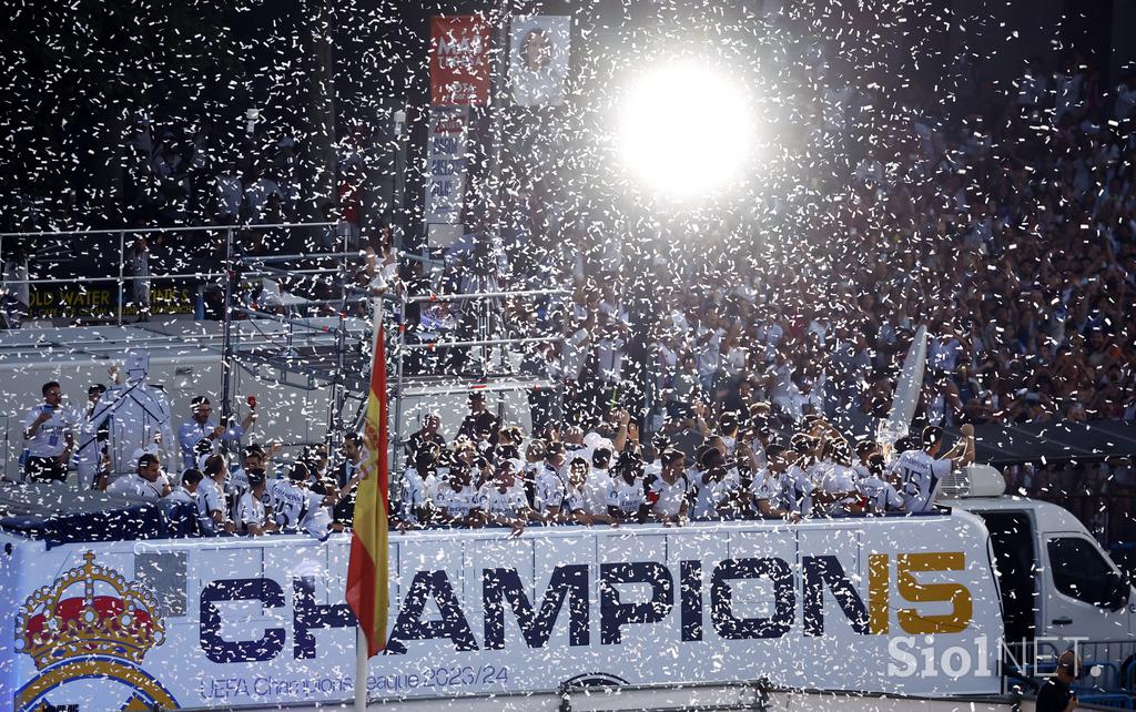sprejem zmagovalci lige prvakov Real Madrid