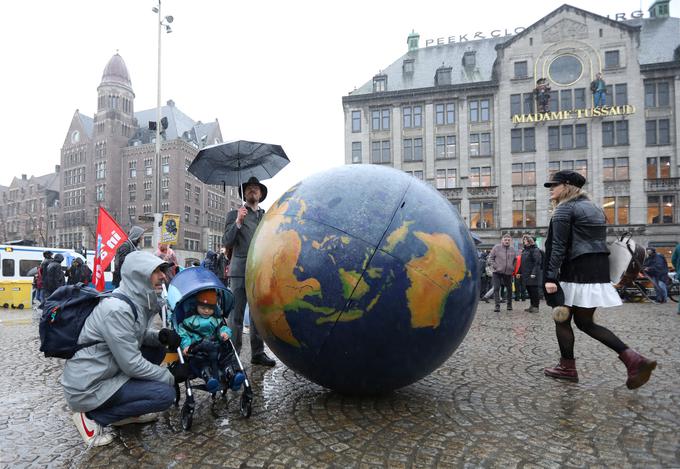 podnebne spremembe shod Amsterdam zemlja globalno segrevanje podnebje | Foto: Reuters
