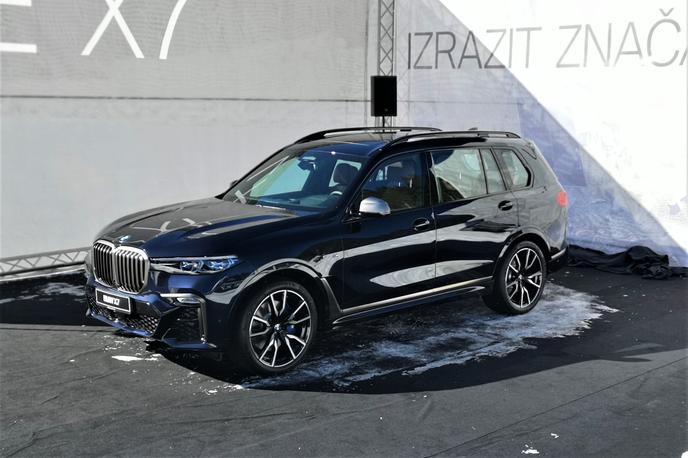 BMW X7 | BMW bo novega X7 v Slovenijo pripeljal maja. To bo njihov največji športni terenec, ki ima serijko sedem, ob doplačilu pa šest sedežev. | Foto Gregor Pavšič