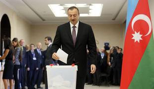 Alijevu še tretji mandat na čelu Azerbajdžana