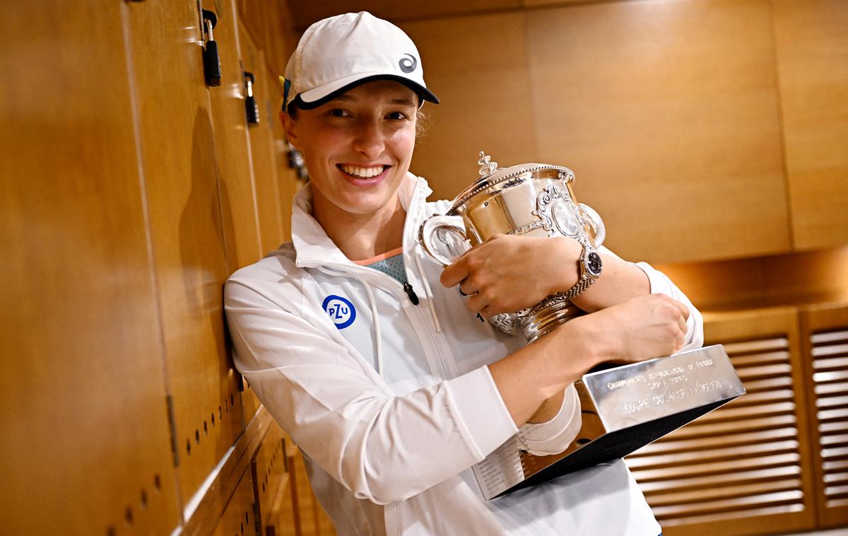 Iga Swiatek |  Iga Swiatek ostaja številka 1 na svetovni lestvici WTA. | Foto Reuters