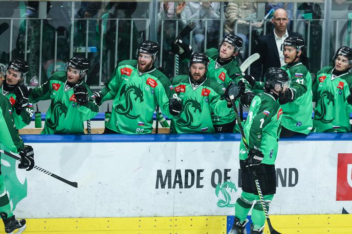 HK Olimpija Ljubljana | Olimpija je edino tekmo tedna odigrala v Linzu in izgubila z 2:4. | Foto Aleš Fevžer