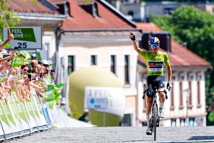 Florian Lipowitz je osvojil dirko Po Sloveniji. | Foto: Aleš Fevžer