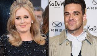 Adele in Robbie Williams kmalu v duetu?
