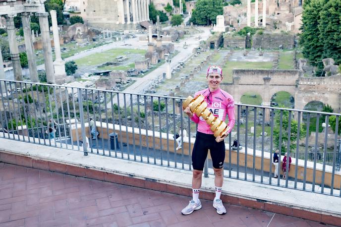 Giro 2024 | Tadej Pogačar, nesporni vladar 107. Gira, ki se je tako kot lani končal v večnem mestu Rim, kjer je znova bil popoln prometni kolaps. | Foto Ana Kovač