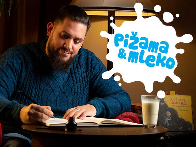 Boštjan Gorenc – Pižama je eden najbolj priljubljenih sodobnih slovenskih mladinskih pisateljev. Ker želi, da bi starši skupaj z malčki več brali, je pripravil zanimivo akcijo z imenom Pižama & mleko. Vabi vas, da mu pomagate soustvariti dve pravljici!  | Foto: 