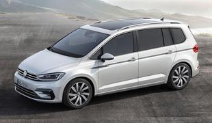 Družinski VW touran: osupljivo nizka poraba, povezljivost tudi s kamero gopro