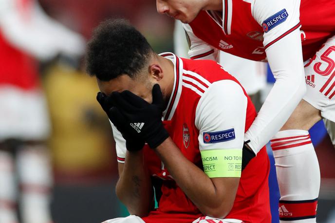 Arsenal Aubameyang | Pierre Emerick Aubameyang nad zapletom ni bil naudušen. | Foto Reuters