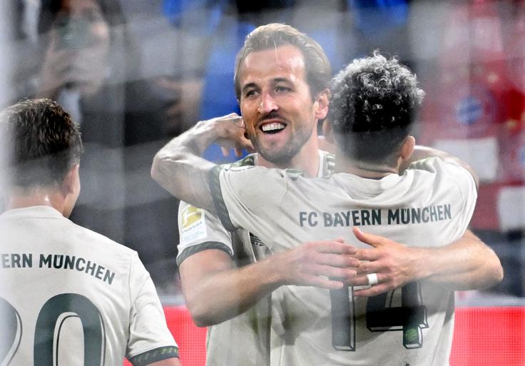 Harry Kane je na 105 tekmah za Bayern dosegel sto golov. | Foto: Reuters