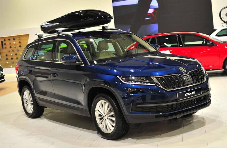 Prvič v Sloveniji tudi škoda kodiaq. | Foto: Gregor Pavšič