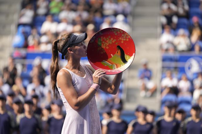 Veronika Kudermetova Tokio 2023 | Veronika Kudermetova je v finalu teniškega turnirja WTA 500 v Tokiu s 7:5 in 6:1 premagala Jessico Pegulo. | Foto Guliverimage