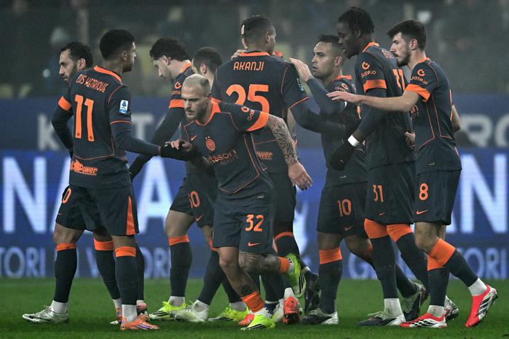 Inter je nanizal peto zmago v serie A. | Foto: Guliverimage