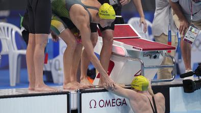 Avstralskim plavalkam zlato in svetovni rekord