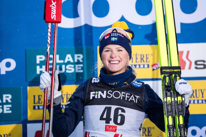 Frida Karlsson | Frida Karlsson je prepričljiva zmagovalka ženske tekme svetovnega pokala v smučarskem teku na 10 km v klasični tehniki. | Foto Guliverimage