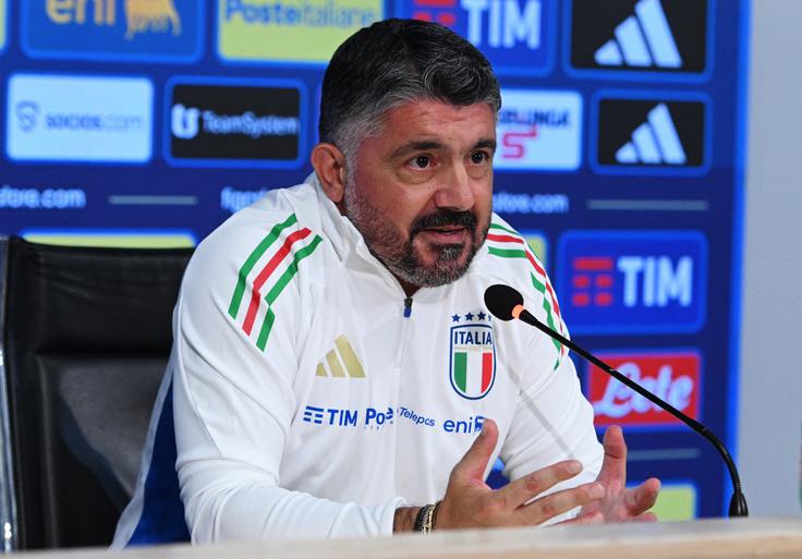 Gennaro Gattuso bo skušal poskrbeti, da Italija ne bo še tretjič zapored preskočila nastopa na svetovnem prvenstvu. | Foto: Reuters