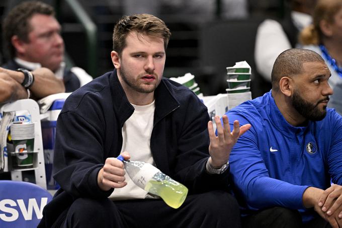 Luka Dončić je v tej sezoni zaigral le na 22 tekmah. | Foto: Reuters