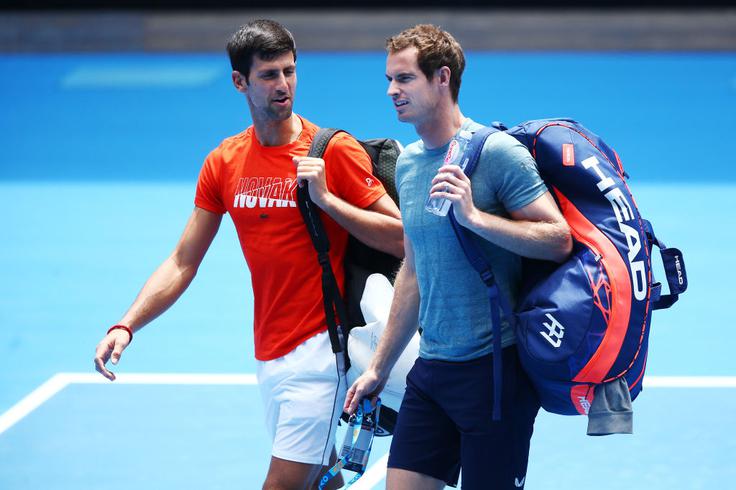 Andy Murray (desno) je v svoji karieri osvojil tri turnirje za grand slam. | Foto: Gulliver/Getty Images