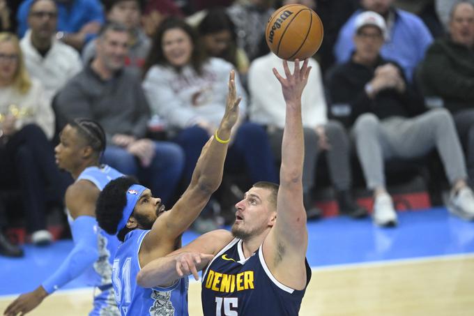 Nikola Jokić je dosegel svoj 139. trojni dvojček. | Foto: Reuters