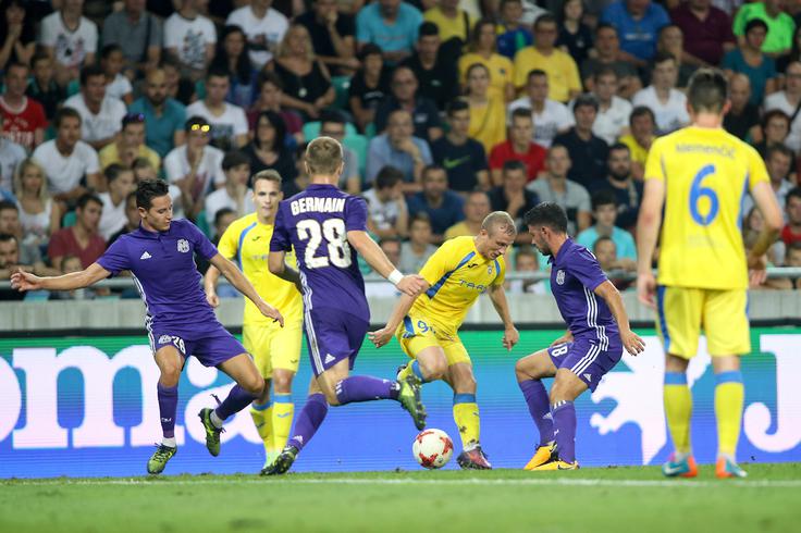 Domžalčani so odigrali sijajen prvi polčas. | Foto: Žiga Zupan/Sportida