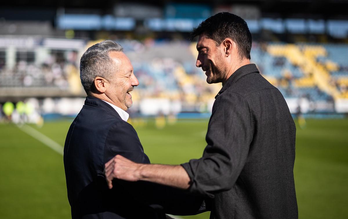 Stojanović Riera | Nazadnje sta se Slaviša Stojanović in Albert Riera pomerila v soboto za točke v knežjem mestu. Celjani so vodili z 2:0, a na koncu ostali brez vsega. | Foto Jure Banfi