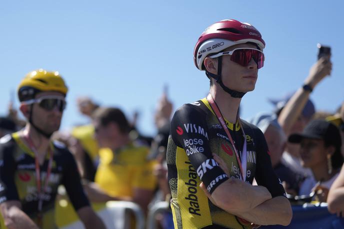 Jonas Vingegaard | Jonas Vingegaard pravi, da je ob koncu petkove etape naredil nekaj napak. | Foto Guliverimage