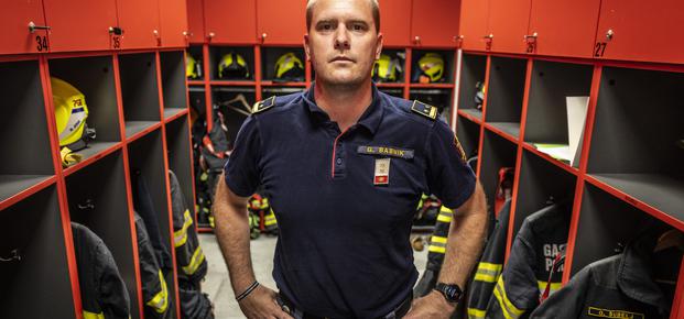 Gašper Babnik se je hitro našel v poklicu gasilca