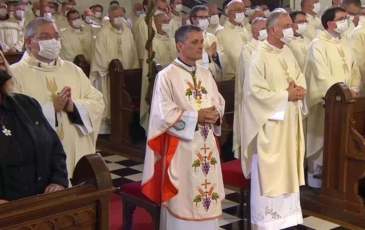 Novomeški škof Andrej Saje | Posvetitev novega novomeškega škofa Andreja Sajeta. | Foto STA